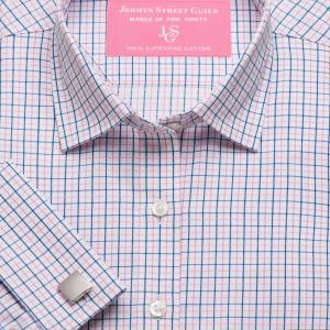 Pink Marylebone Check Twill Women's Shirt Available in Six Styles