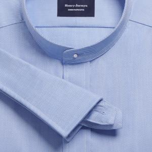 Blue Royal Twill Men's Court Tunic Shirt Available in Four Fits (RTB)