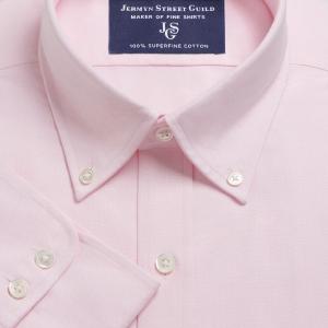 Pink Hyde Park Oxford Men's Shirt Available in Four Fits (HPP)