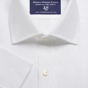 White Royal Oxford Men's Shirt Available in Four Fits (ROW)