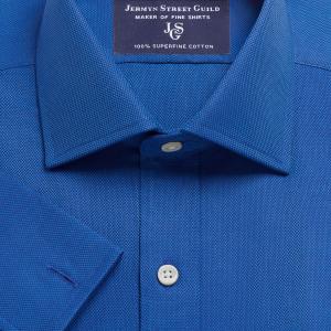 Royal Blue Royal Oxford Men's Shirt Available in Four Fits (ROQ)