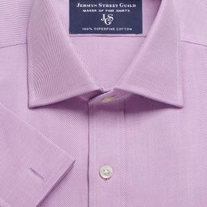 Purple Royal Twill Men's Shirt Available in Four Fits (RTU)
