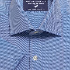 Navy Royal Twill Men's Shirt Available in Four Fits (RTN)