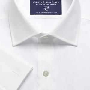 Non-Iron White Oxford Men's Shirt Available in Four Fits (*OXW)