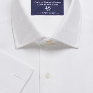 White Marcella Men’s Evening Shirt in Available in Four Fits (TXM)