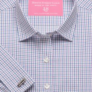 Purple Marylebone Check Twill Women's Shirt Available in Six Styles