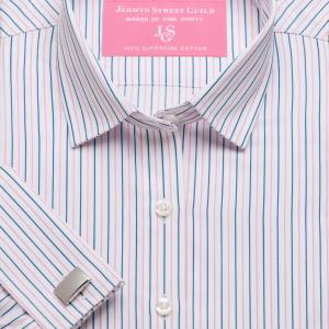 Pink Marylebone Stripe Twill Women's Shirt Available in Six Styles