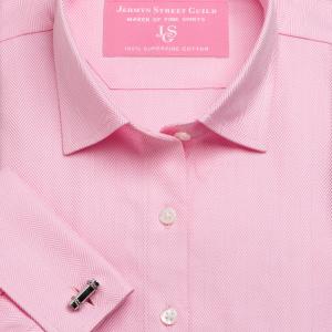 Pink Royal Herringbone Women's Shirt Available in Six Styles (RHP)