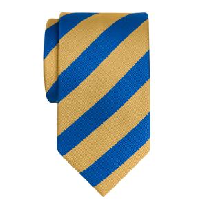 Royal & Gold Barber Stripe Tie