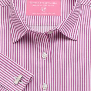 Magenta Chelsea Stripe Twill Women's Shirt Available in Six Styles