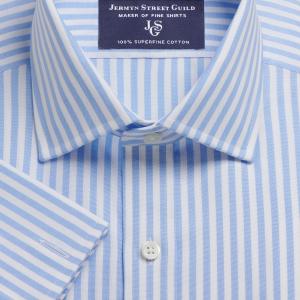 Sky Bengal Oxford Stripe Men's Shirt Available in Four Fits (BOS)