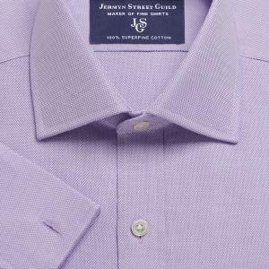 Purple Royal Oxford Men's Shirt Available in Four Fits (ROU)